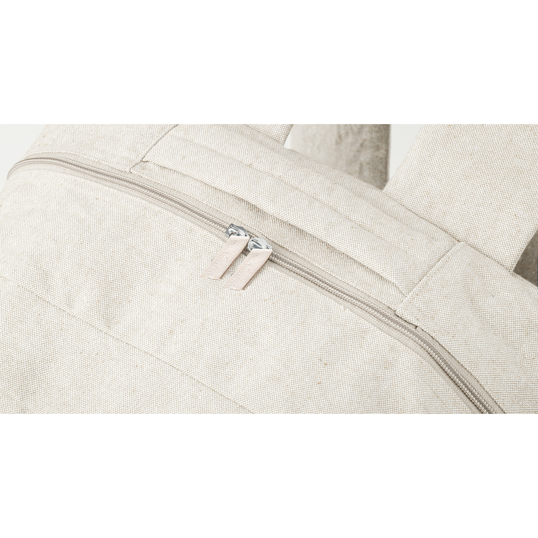 Mochila personalizada Bigail de algodón reciclado GRS 300g