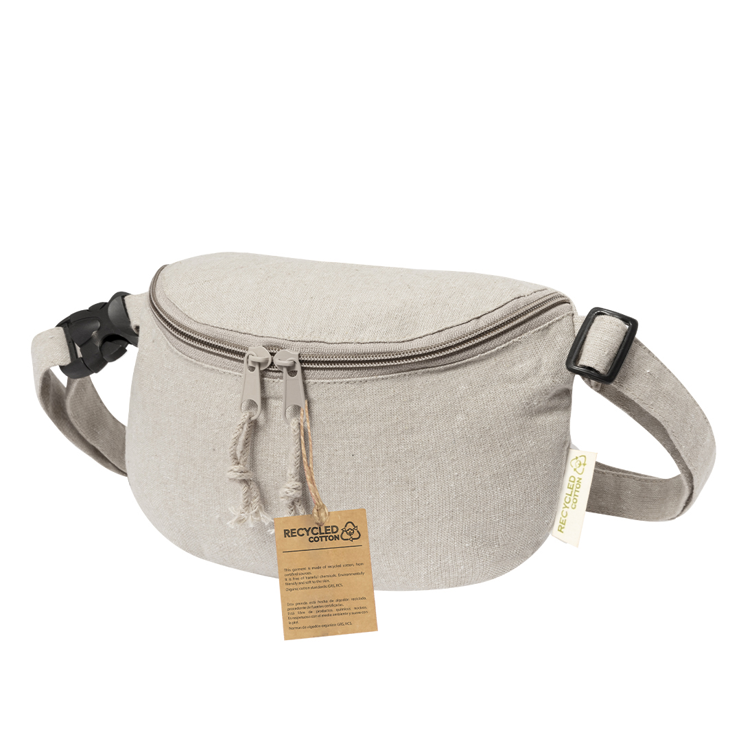 Riñonera personalizada Bolger de algodón 100% reciclado GRS certificado