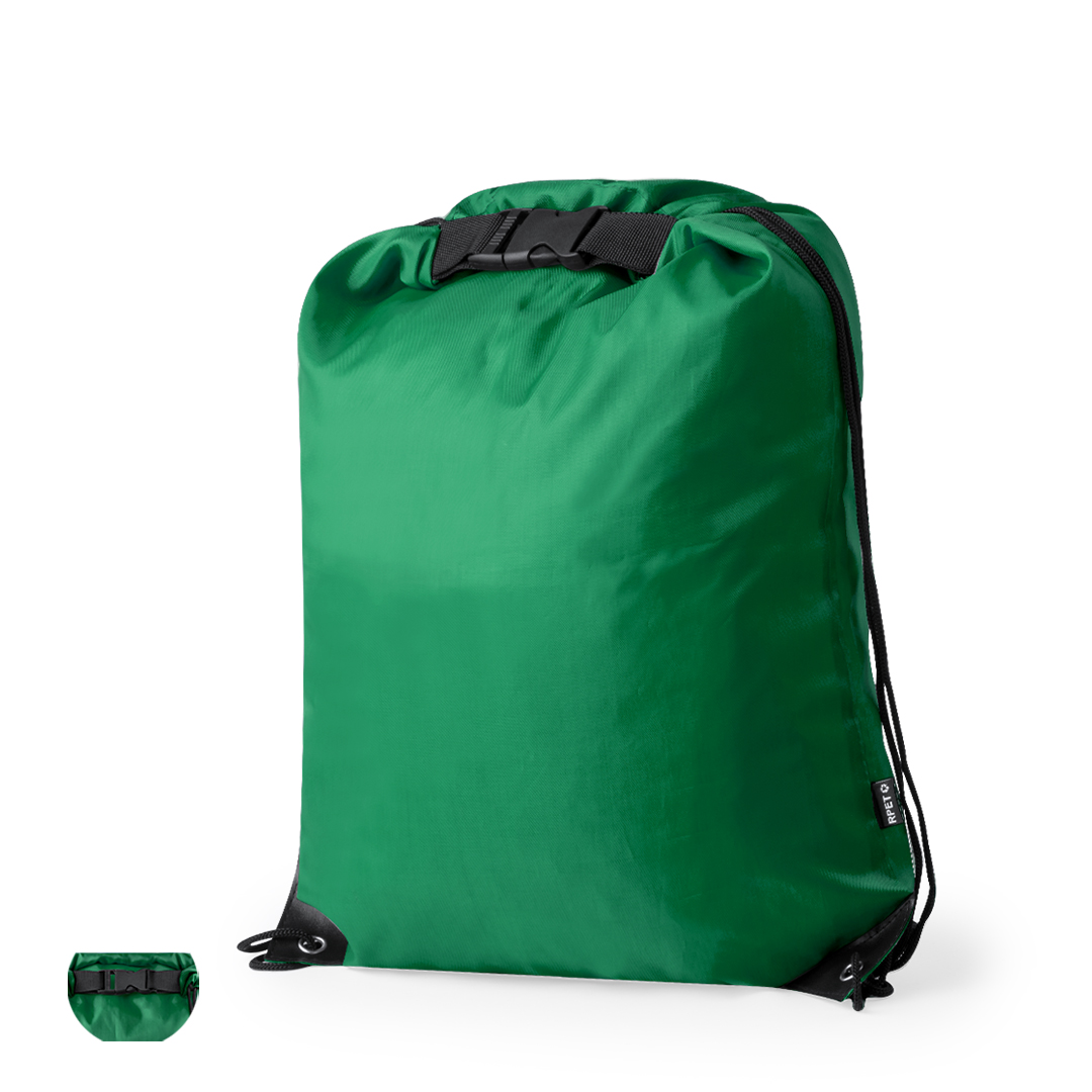 Mochila personalizada Sionap de cuerdas en poliéster RPET 210T - Mochilas personalizadas - Regalo Promocional Personalizado