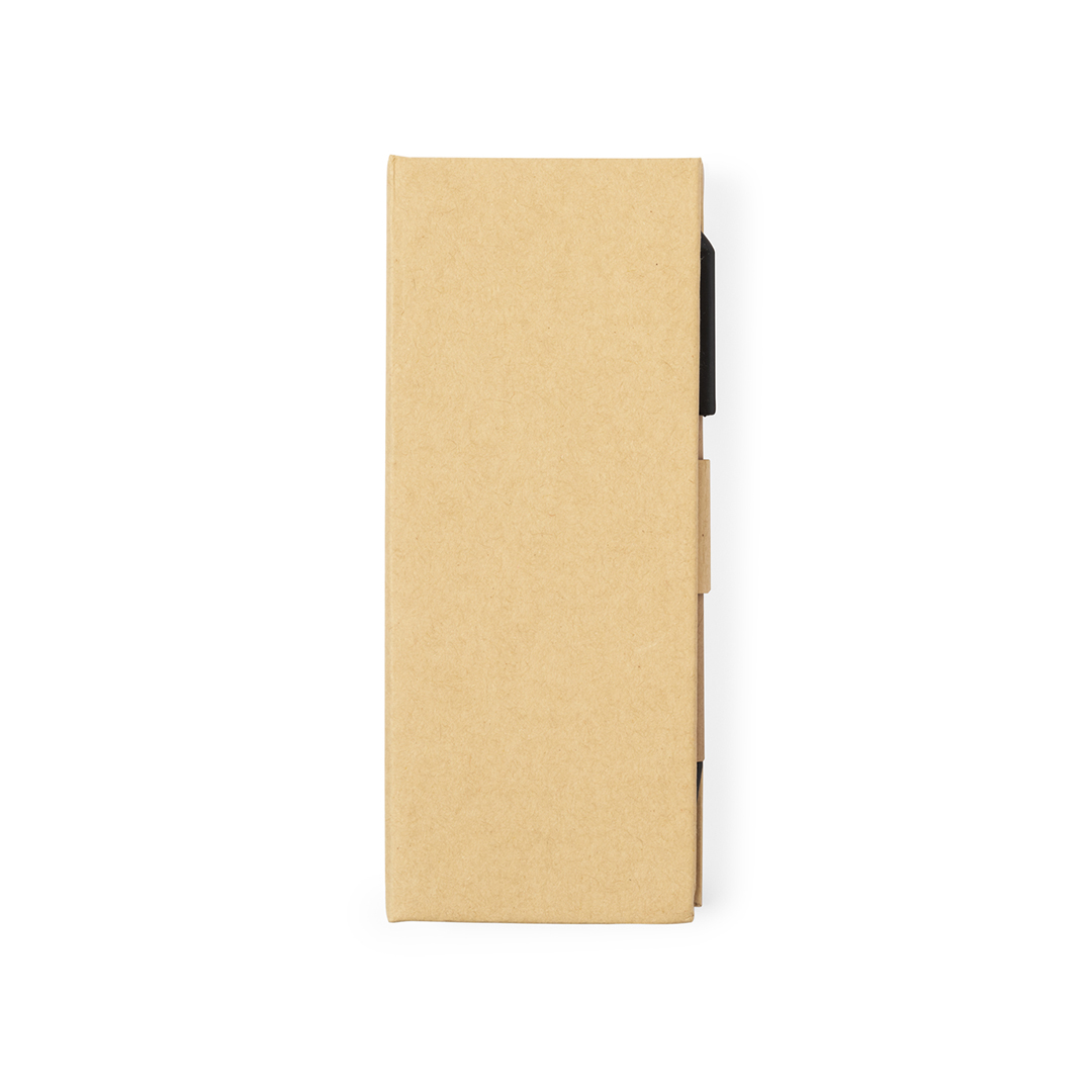 Set de oficina personalizado Alisio de cartón reciclado con notas adhesivas - Oficina - Regalo Promocional Personalizado - imagen 5