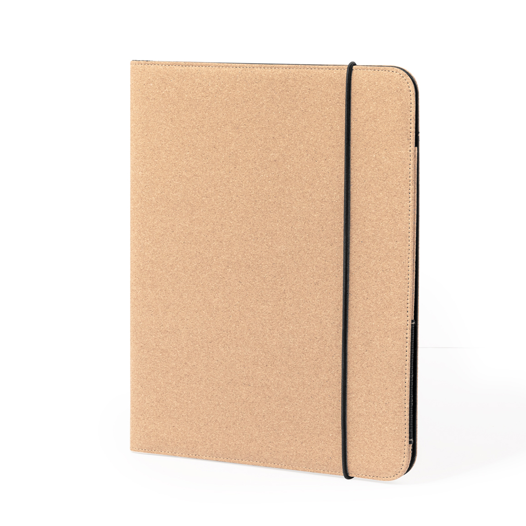 Carpeta personalizada Ohara archivadora de corcho natural con banda elástica - Oficina - Regalo Promocional Personalizado - vista alternativa
