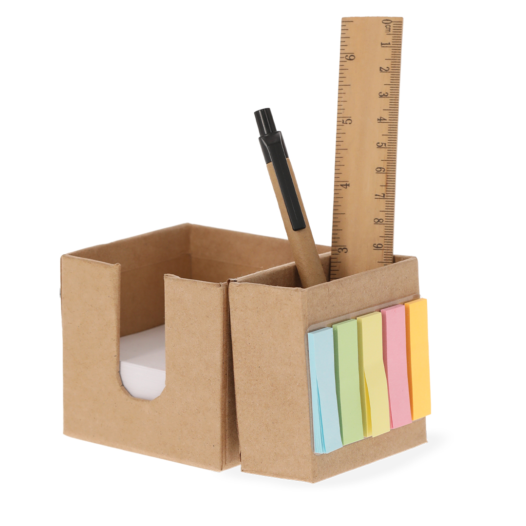 Lapicero portanotas personalizado Arolax de cartón reciclado - Tecnología - Regalo Promocional Personalizado - vista alternativa