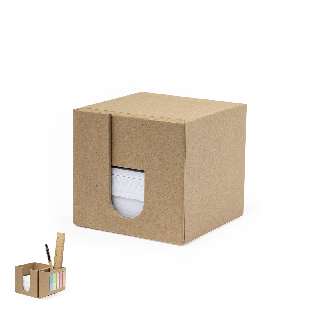Lapicero portanotas personalizado Arolax de cartón reciclado - Tecnología - Regalo Promocional Personalizado