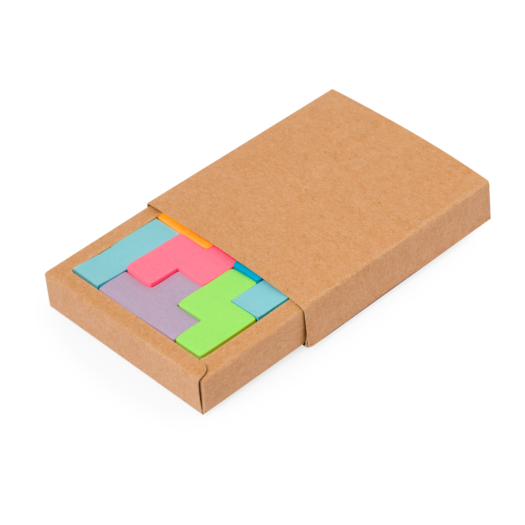 Portanotas personalizado Kuaid de cartón reciclado con mininotas geométricas - Oficina - Regalo Promocional Personalizado - imagen 3