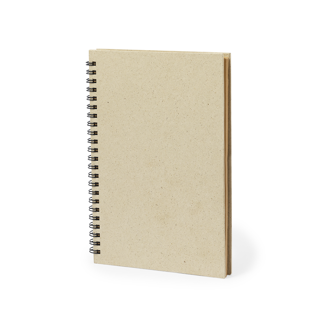 Libreta personalizada Nigmar A5 de hierbas recicladas - Oficina - Regalo Promocional Personalizado