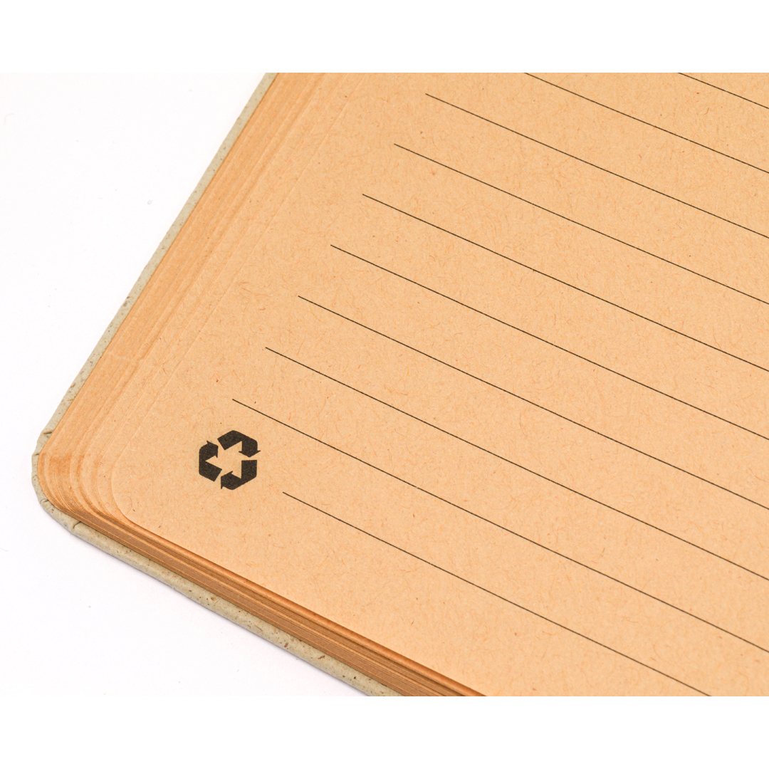 Bloc de notas personalizado A5 Yerx de hierbas recicladas grass paper - Oficina - Regalo Promocional Personalizado - imagen 3