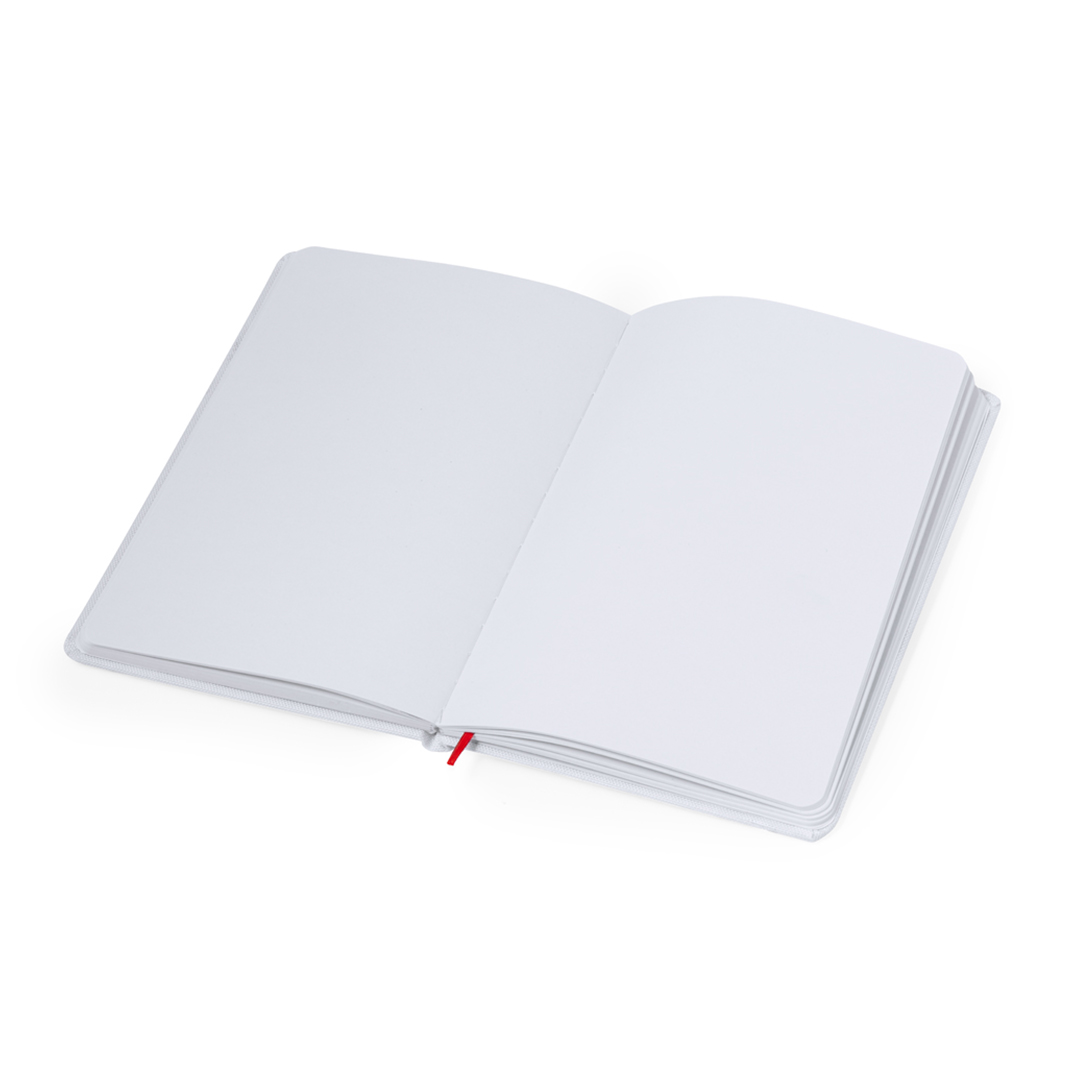 Bloc de notas personalizado para sublimación Groly de RPET 600D blanco - Oficina - Regalo Promocional Personalizado - imagen 3