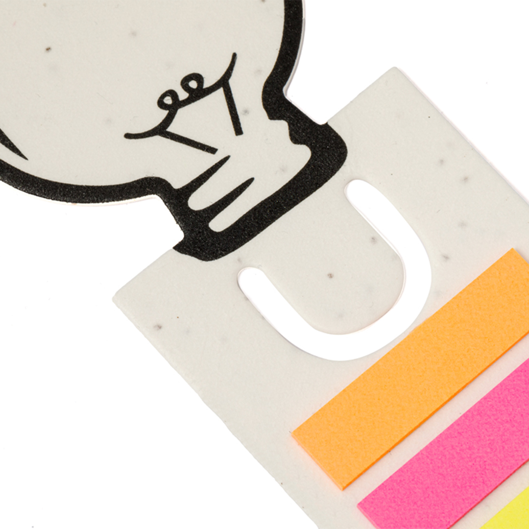 Marcapáginas semillas personalizado Kich con notas adhesivas - Oficina - Regalo Promocional Personalizado - imagen 3