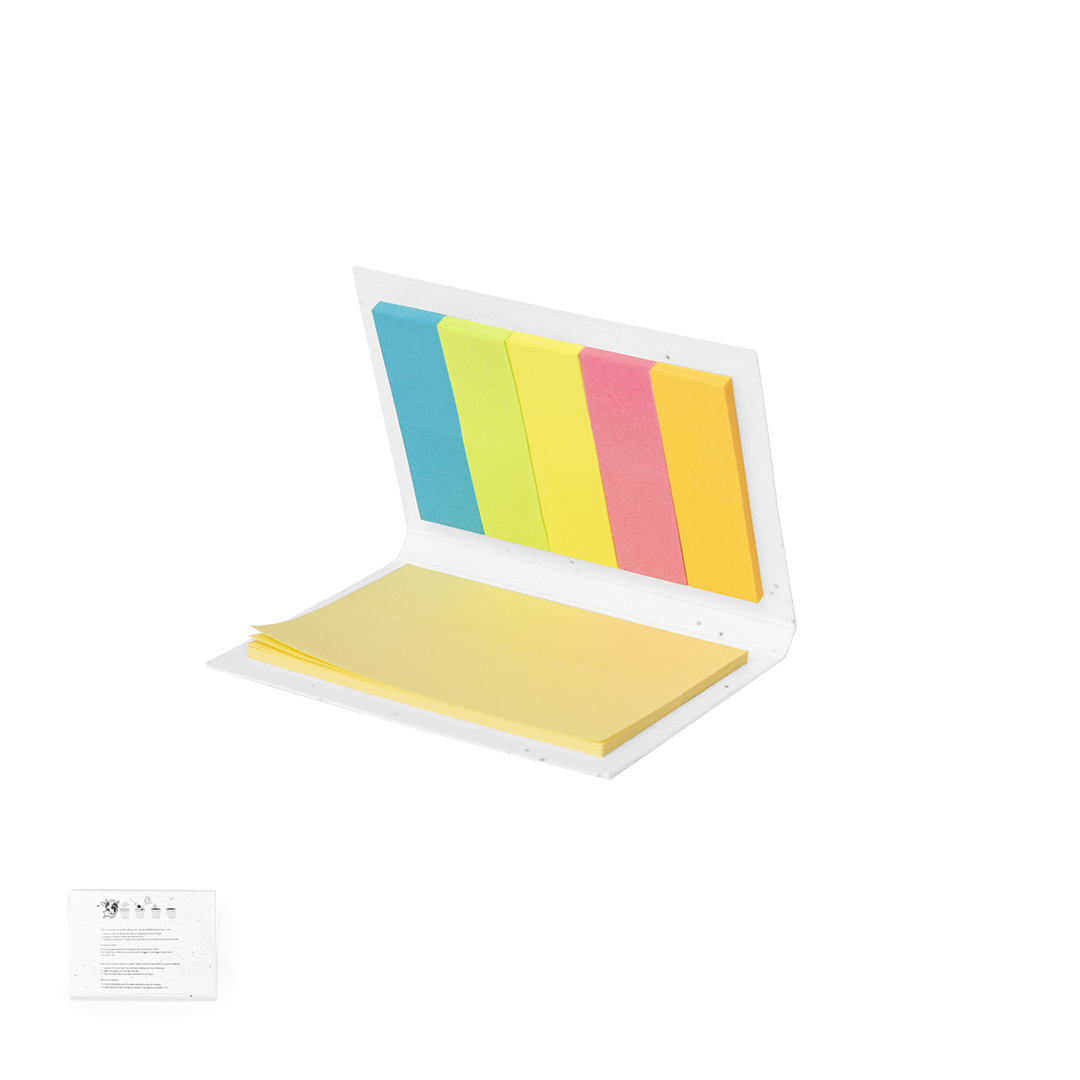 Bloc de notas personalizado con semillas Albot de papel plantable - Oficina - Regalo Promocional Personalizado