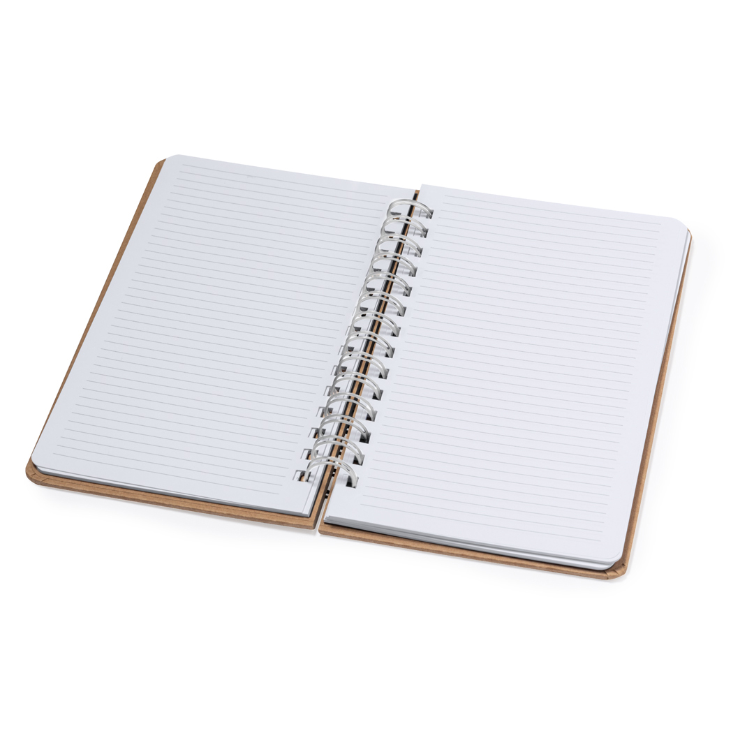 Libreta semillas personalizada Astrida de cartón reciclado con flores - Oficina - Regalo Promocional Personalizado - vista alternativa