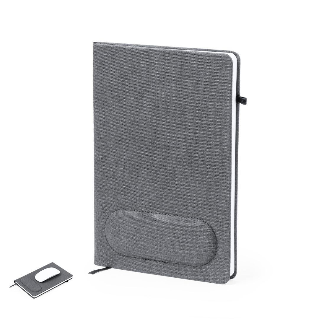 Libreta personalizada Alfombrilla Staiger de RPET con soporte ergonómico - Oficina - Regalo Promocional Personalizado