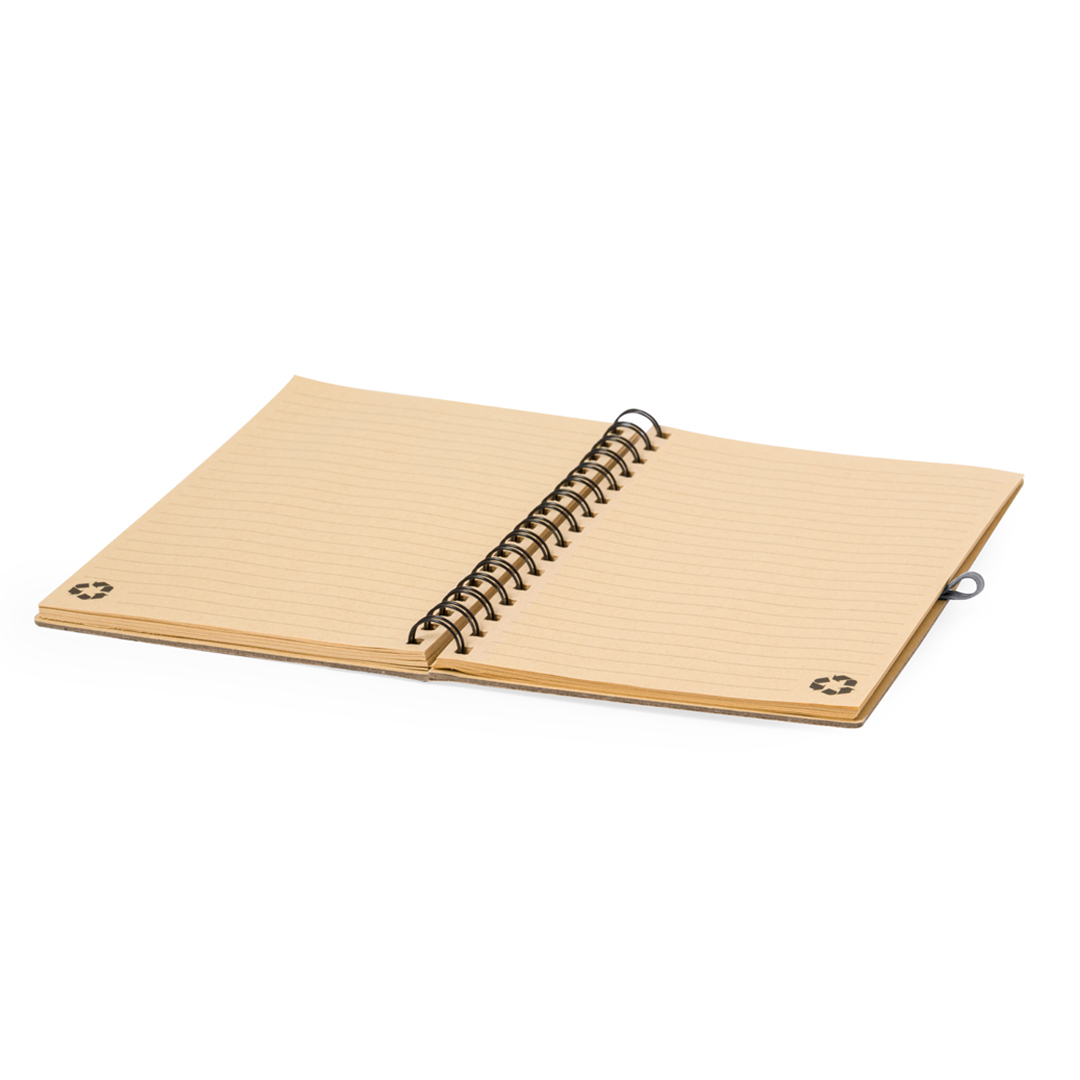Libreta personalizada Gasmon de bambú con papel reciclado - Oficina - Regalo Promocional Personalizado - vista alternativa