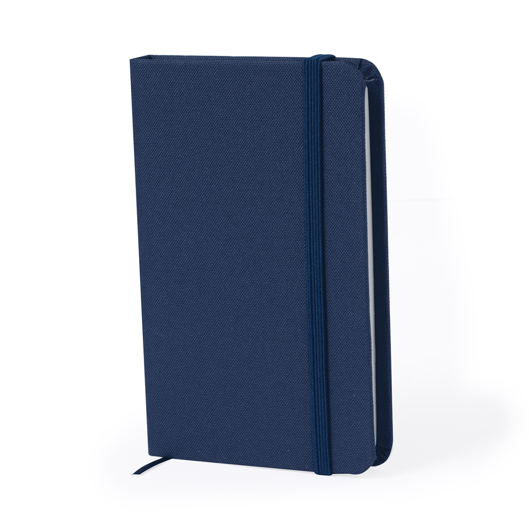 Bloc de notas personalizado Pushkin en RPET 300D con 100 hojas rayadas - Oficina - Regalo Promocional Personalizado - vista alternativa