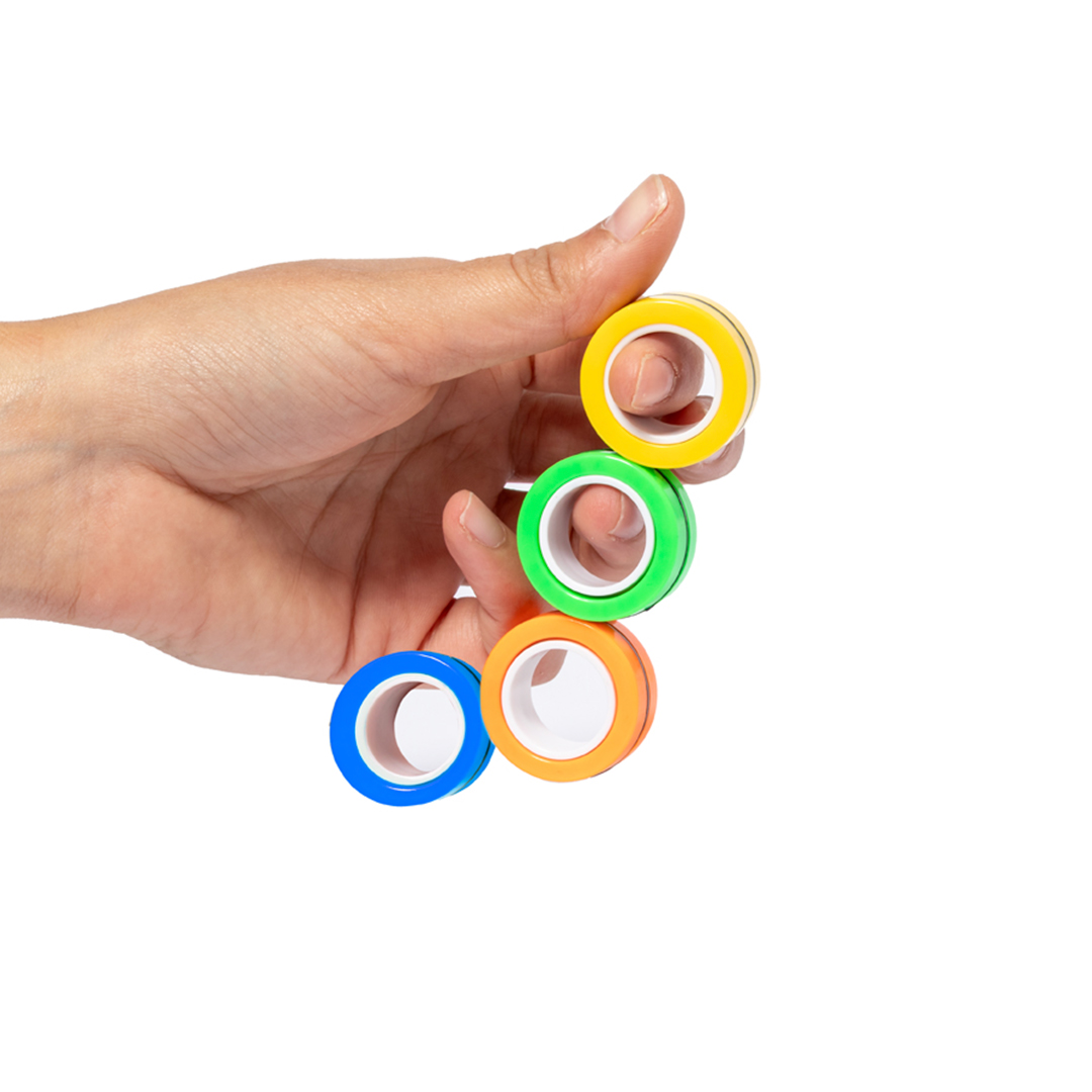 Antiestrés Eline anillos magnéticos spinner RPET - Hogar - Regalo Promocional Personalizado - imagen 3