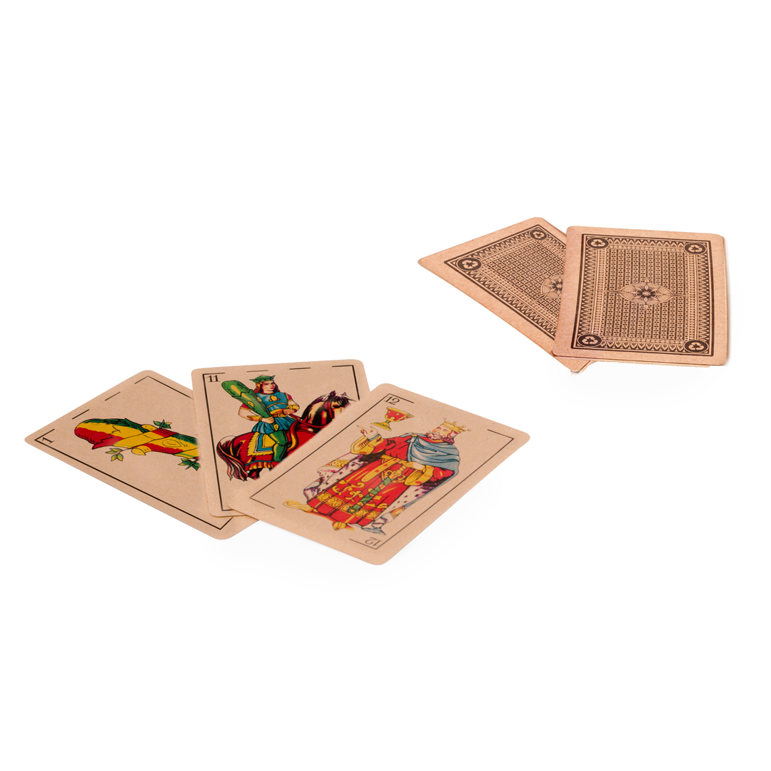 Baraja Española Brisca cartón reciclado 50 naipes - Niños y Juegos - Regalo Promocional Personalizado - vista alternativa