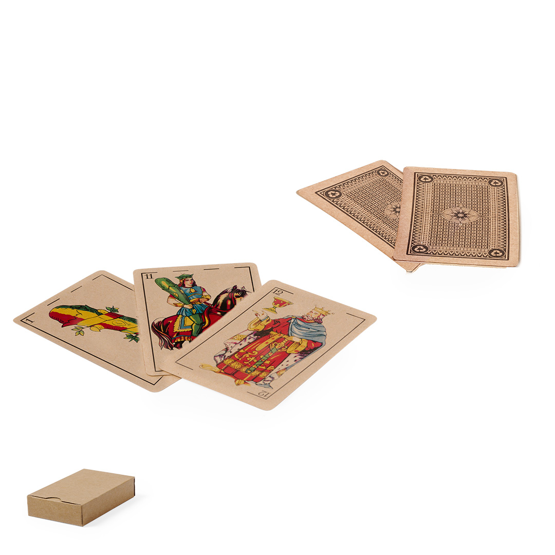 Baraja Española Brisca cartón reciclado 50 naipes - Niños y Juegos - Regalo Promocional Personalizado