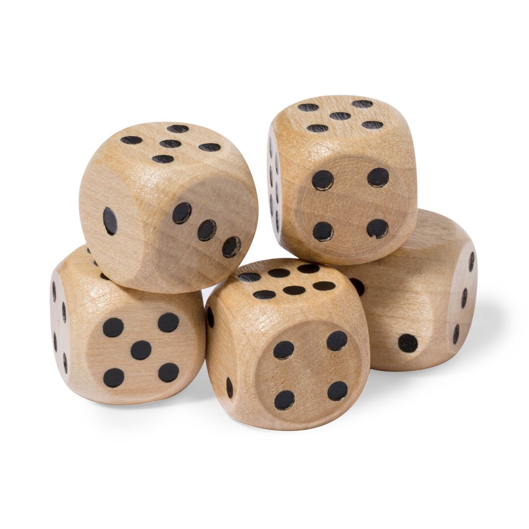 Juego personalizado Atanin dados de madera natural con estuche deslizante - Niños y Juegos - Regalo Promocional Personalizado - imagen 4
