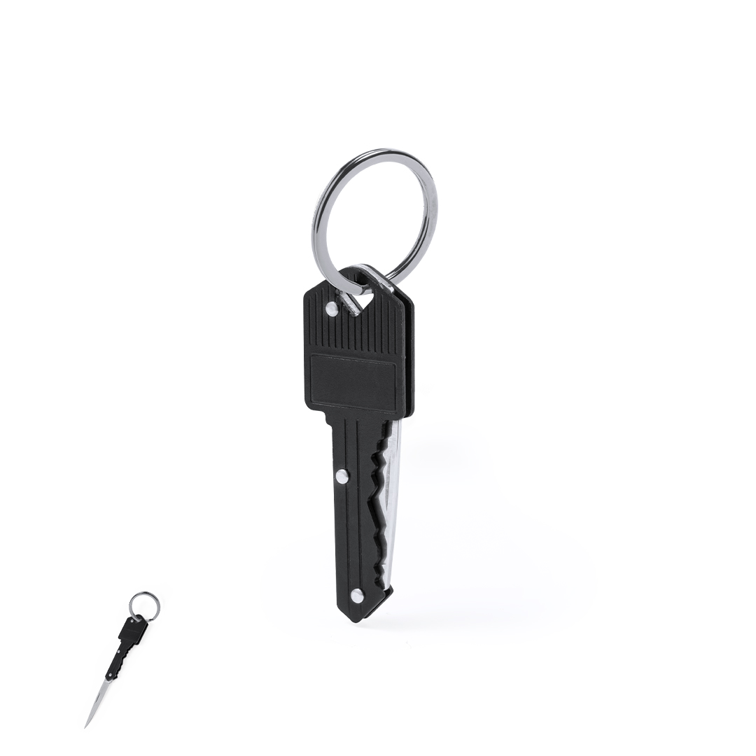 Navaja personalizada Koburn en forma de llave de aluminio - Navajas personalizadas - Regalo Promocional Personalizado