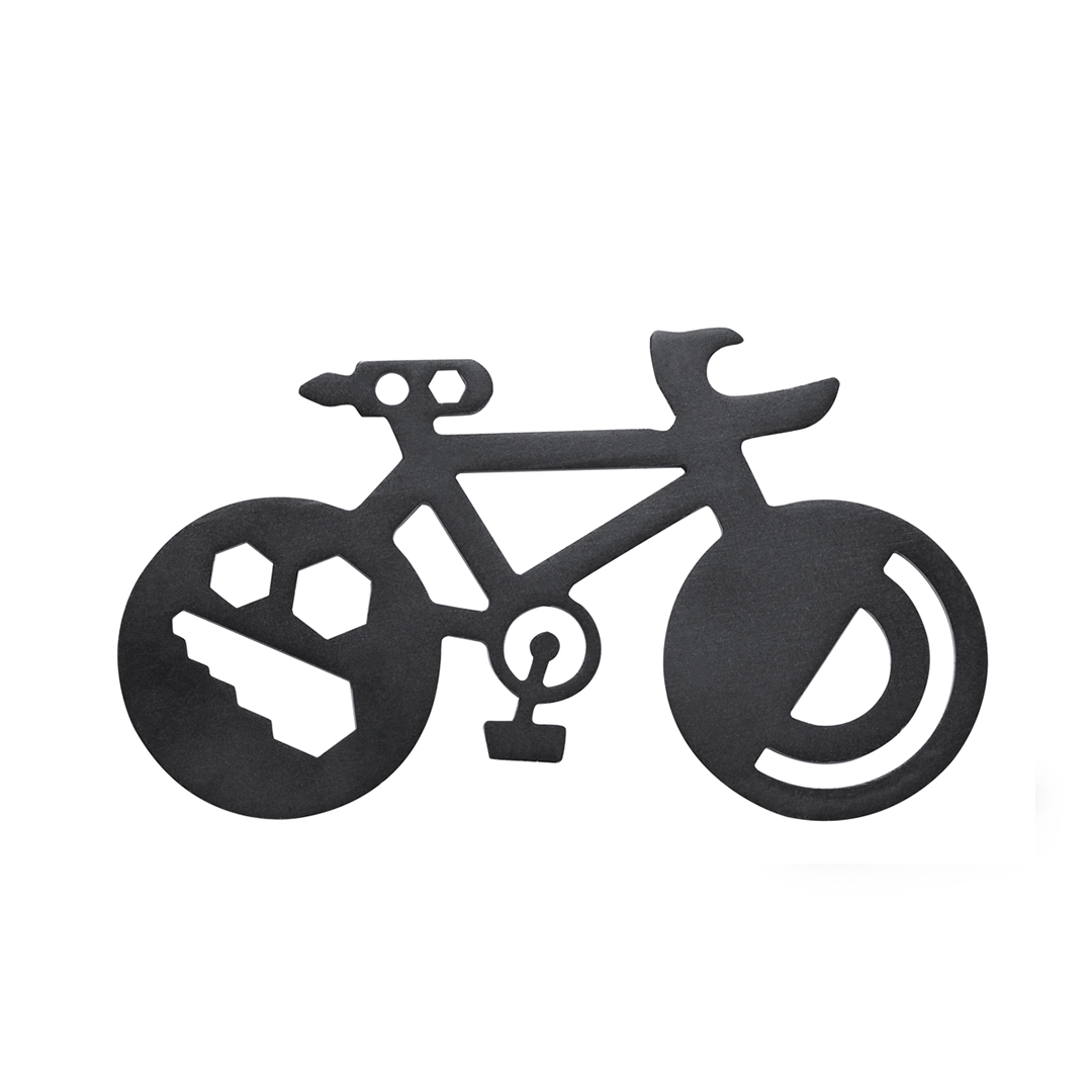 Multiherramienta personalizada Balint de acero inox forma bicicleta - Multiherramientas - Regalo Promocional Personalizado - vista alternativa