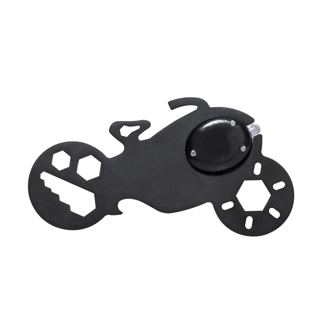 Multiherramienta personalizada Flanery de acero inox forma motocicleta - Multiherramientas - Regalo Promocional Personalizado - vista alternativa