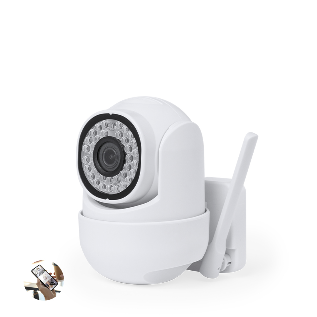 Cámara inteligente personalizada Grotex HD 360° con detector de movimiento - Tecnología - Regalo Promocional Personalizado