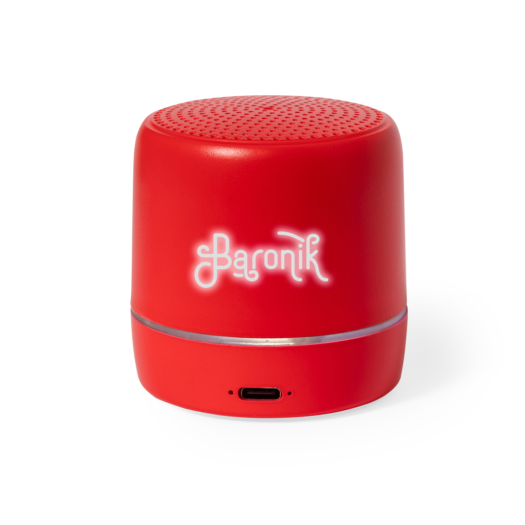 Altavoz Kucher LED con marcaje láser iluminado