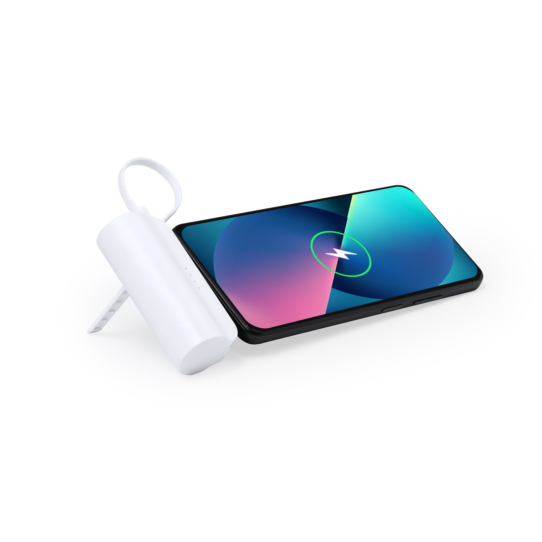 Power Bank personalizada Laford cilíndrico con soporte de ABS de 5000mAh - Tecnología - Regalo Promocional Personalizado - vista alternativa