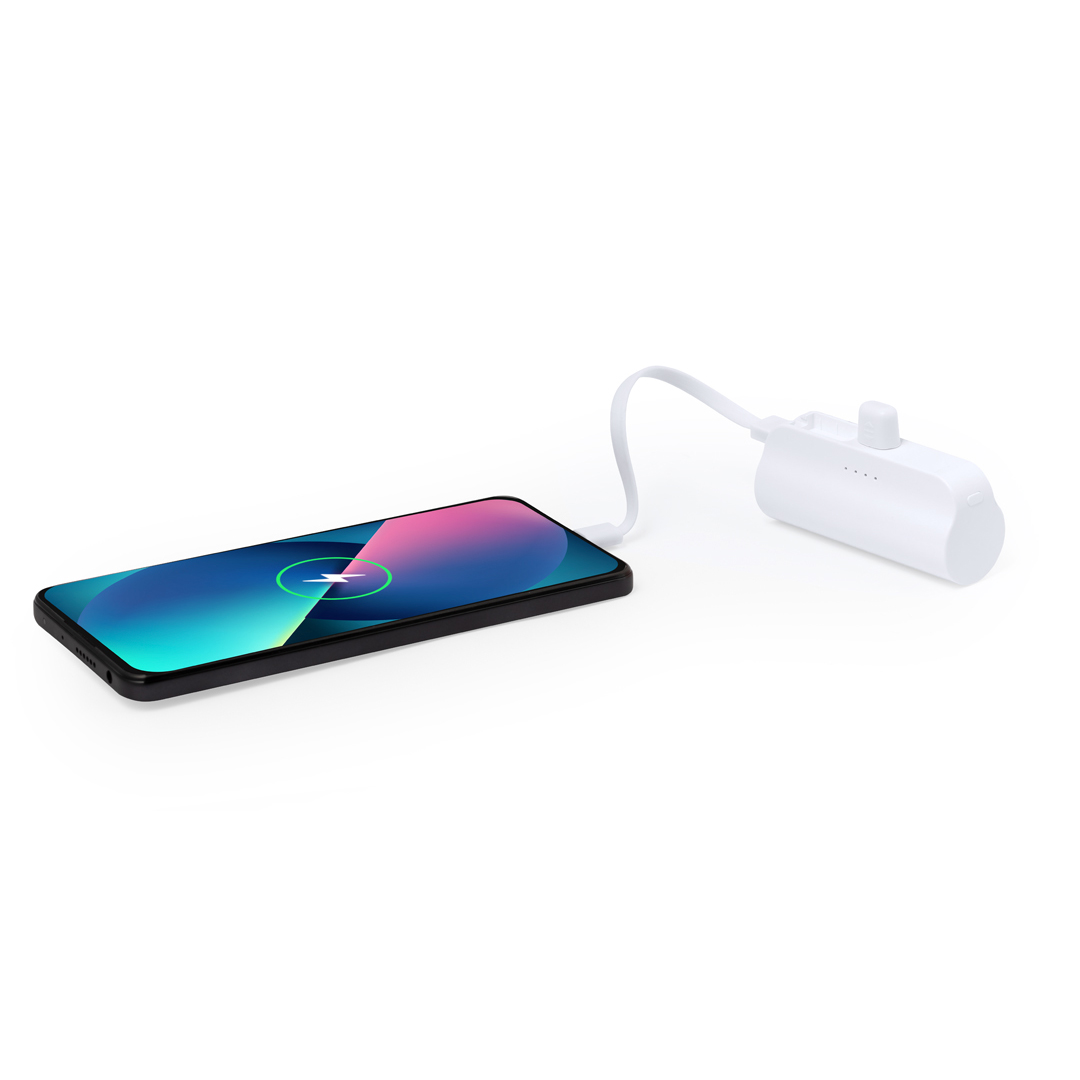 Power Bank personalizada Laford cilíndrico con soporte de ABS de 5000mAh - Tecnología - Regalo Promocional Personalizado - imagen 4