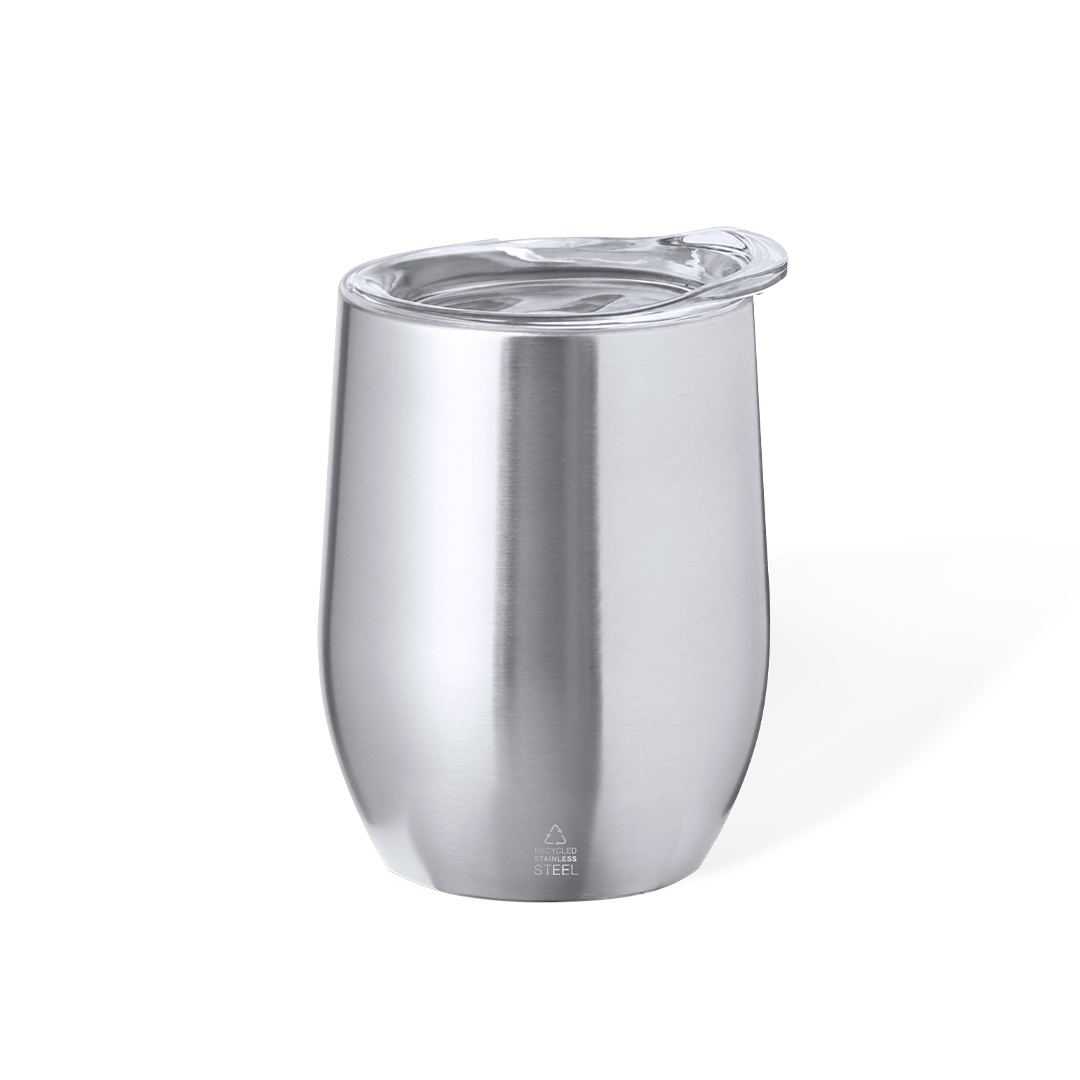Vaso térmico personalizado Yarton de acero reciclado transparente de 340ml - Termos personalizados - Regalo Promocional Personalizado - imagen 3