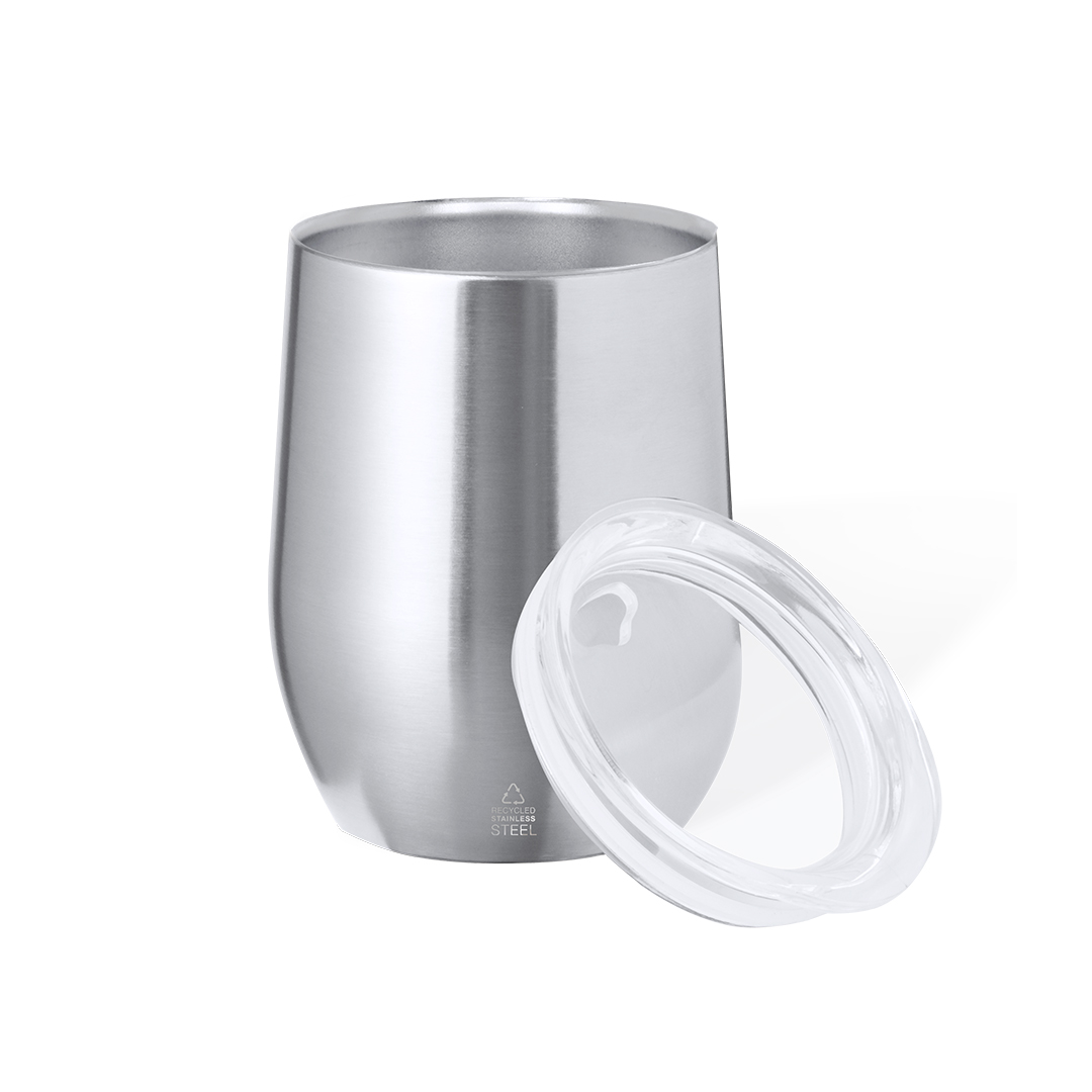Vaso térmico personalizado Yarton de acero reciclado transparente de 340ml - Termos personalizados - Regalo Promocional Personalizado - imagen 5