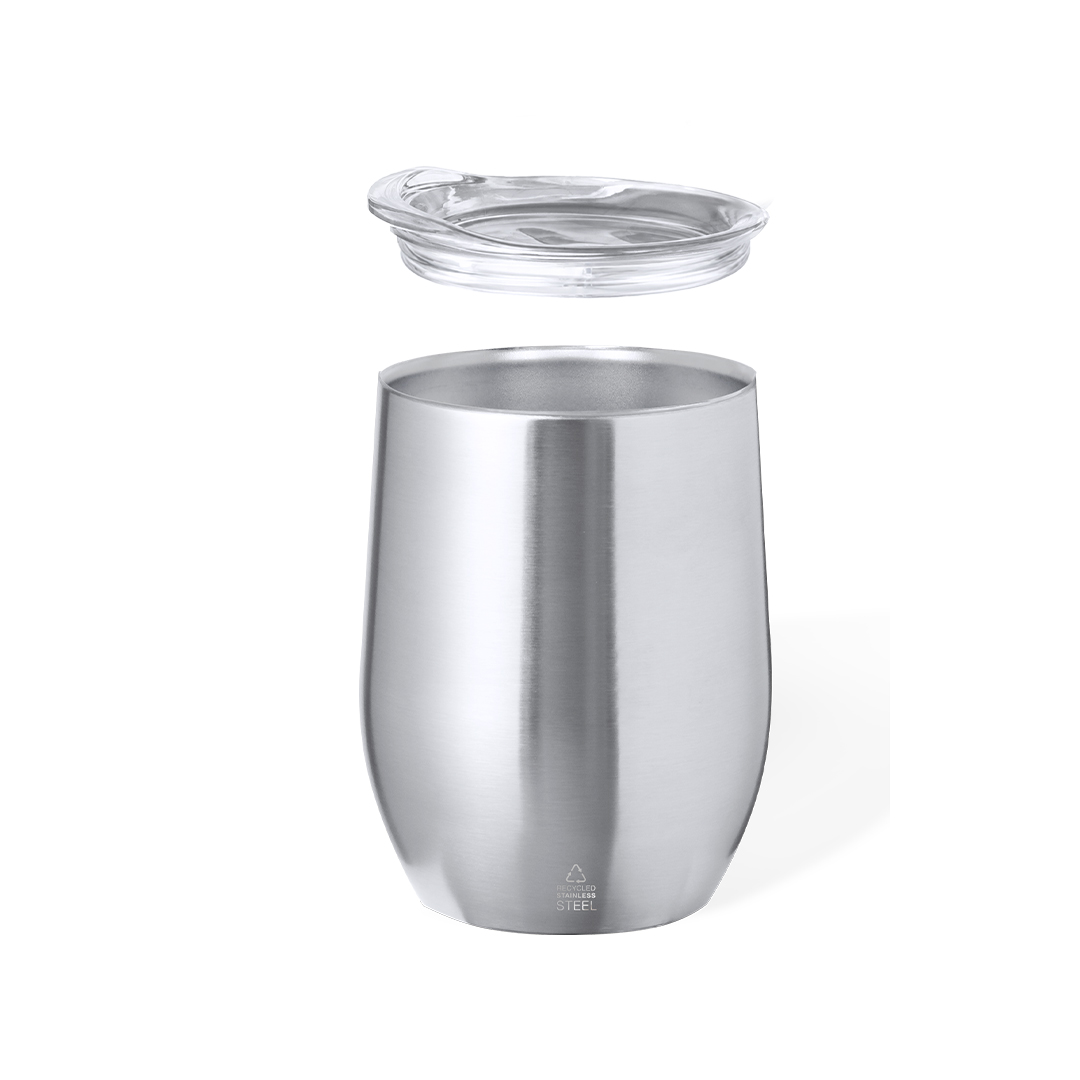 Vaso térmico personalizado Yarton de acero reciclado transparente de 340ml - Termos personalizados - Regalo Promocional Personalizado - imagen 7
