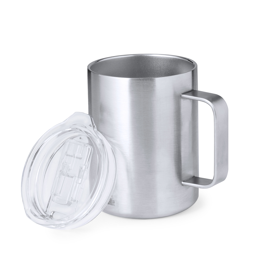 Taza térmica personalizada Dovery de acero inox reciclado de 370ml - Tazas y vasos personalizados - Regalo Promocional Personalizado - vista alternativa