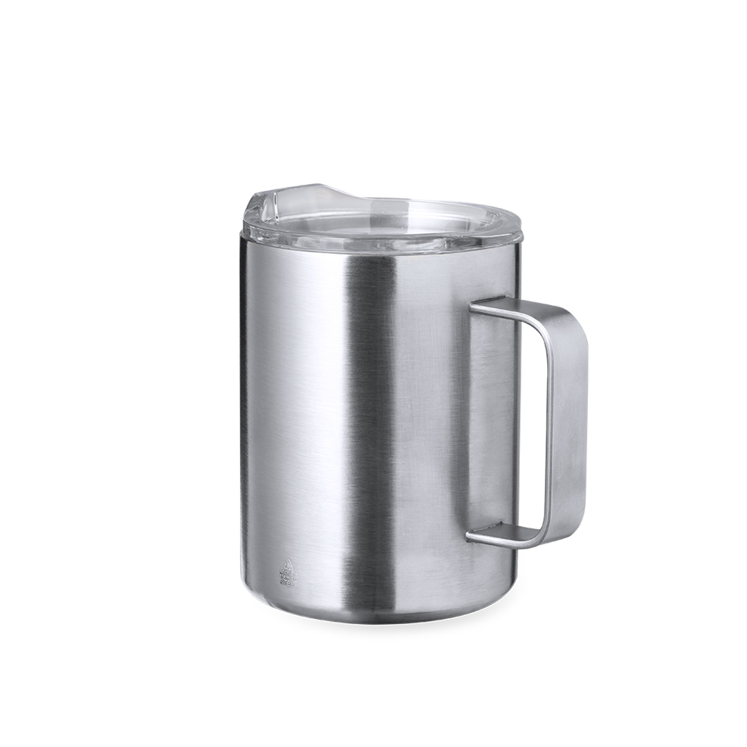 Taza térmica personalizada Dovery de acero inox reciclado de 370ml - Tazas y vasos personalizados - Regalo Promocional Personalizado