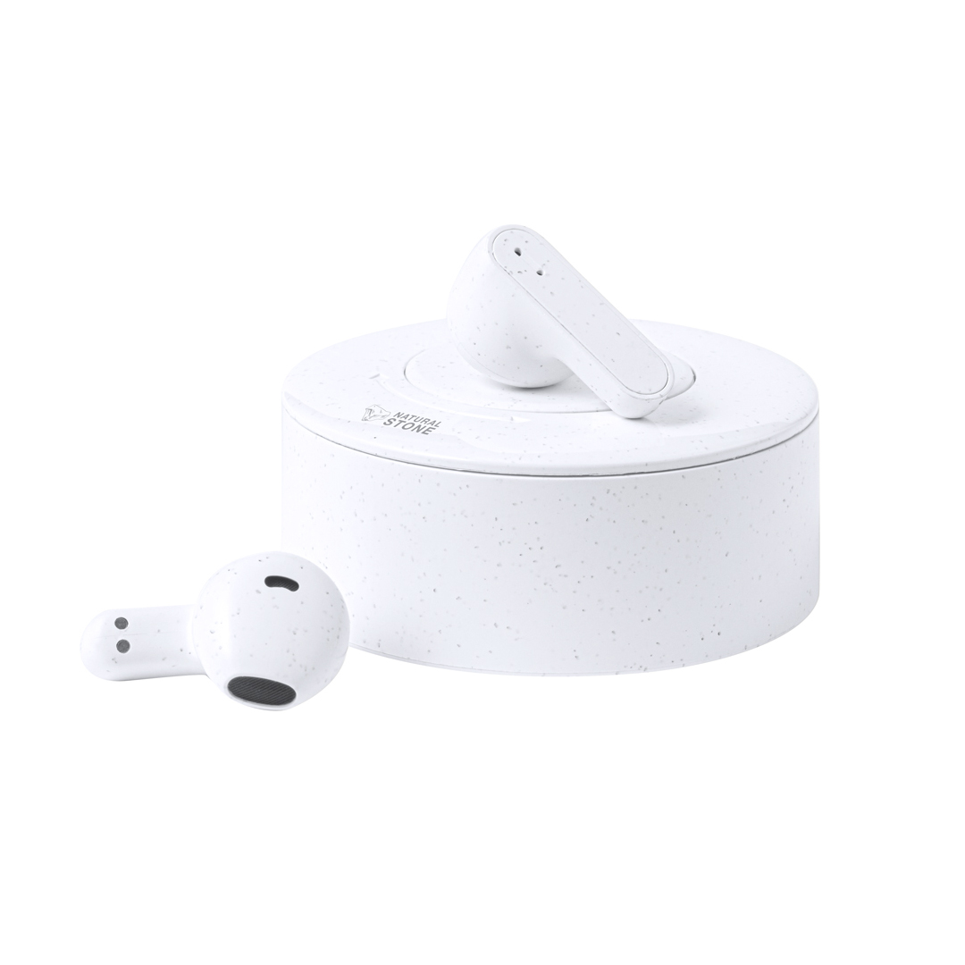 Auriculares Bekery piedra natural ABS Bluetooth 5.3 - Tecnología - Regalo Promocional Personalizado - vista alternativa