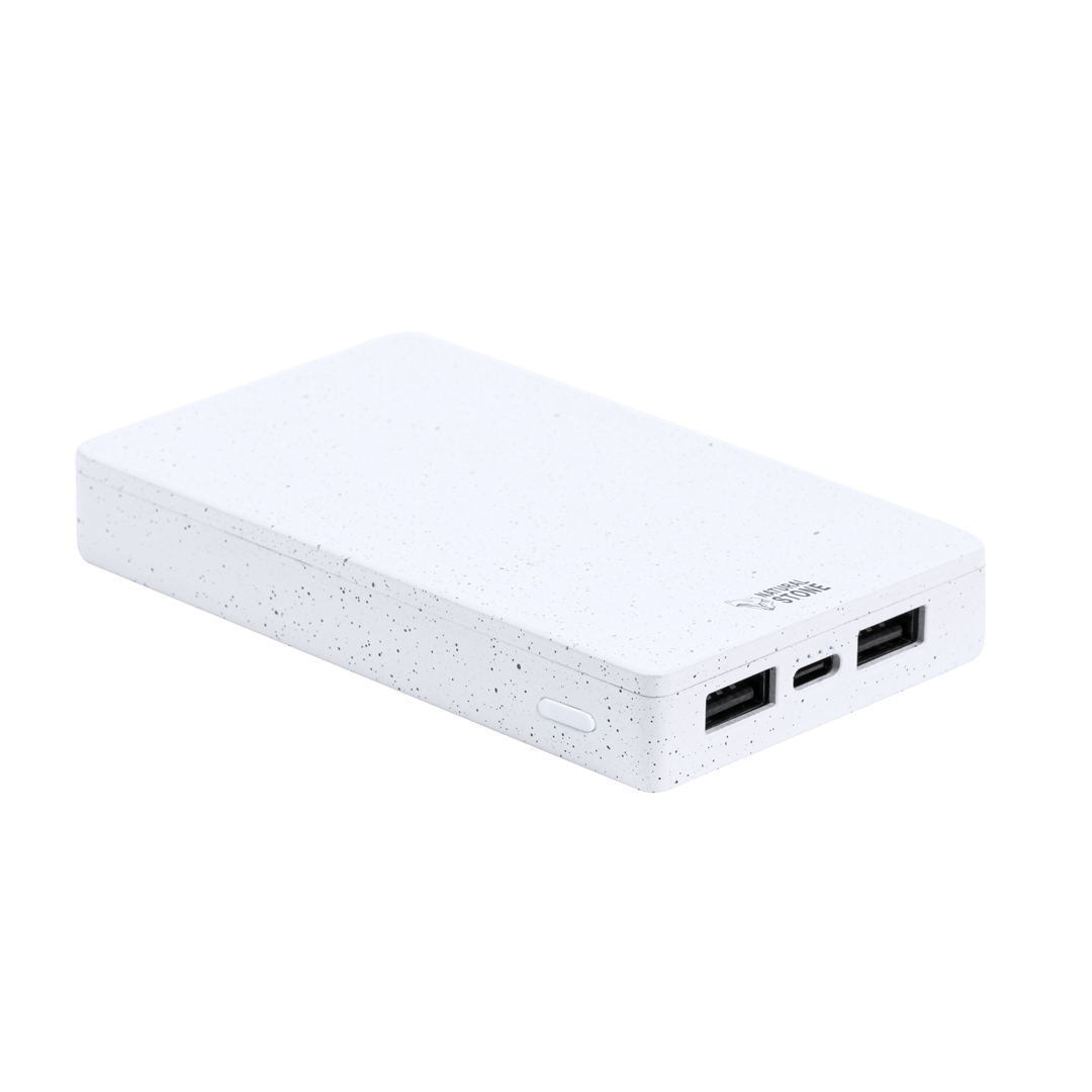 Power Bank personalizada Noiman de piedra natural y ABS de 5000mAh - Tecnología - Regalo Promocional Personalizado - imagen 2