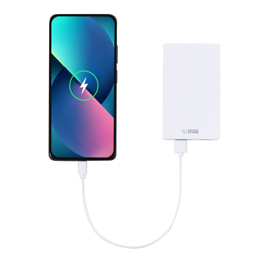 Power Bank personalizada Noiman de piedra natural y ABS de 5000mAh - Tecnología - Regalo Promocional Personalizado - imagen 3