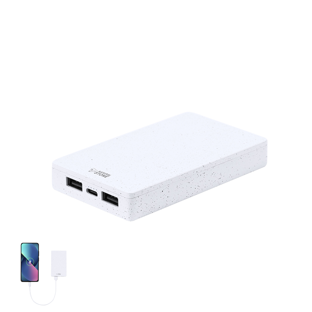Power Bank personalizada Noiman de piedra natural y ABS de 5000mAh - Tecnología - Regalo Promocional Personalizado