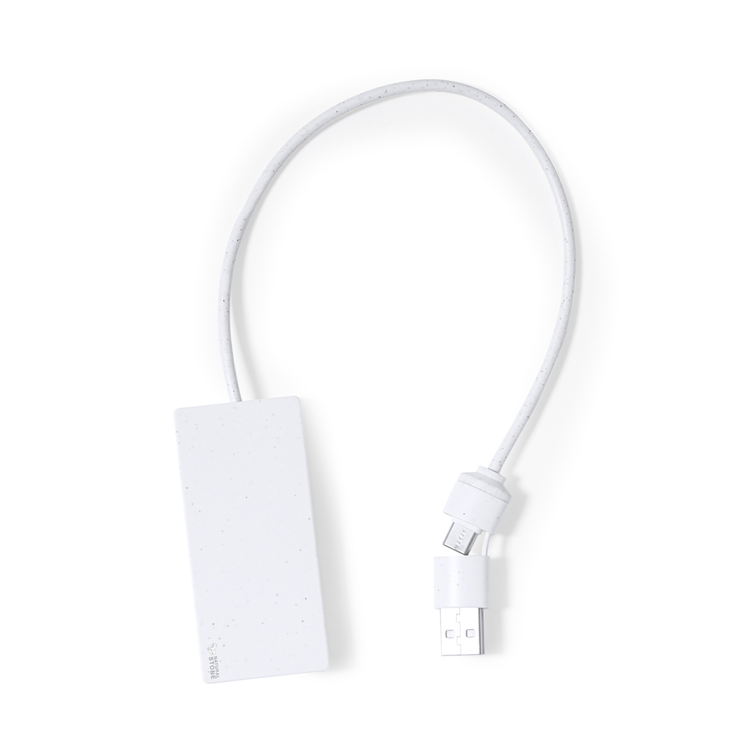 Puerto USB personalizado Nagent de piedra natural y ABS - Tecnología - Regalo Promocional Personalizado - vista alternativa