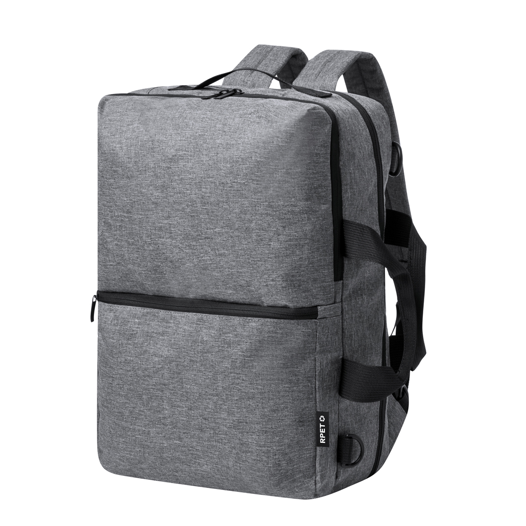 Mochila portadocumentos personalizada Makarzur de RPET 600D con 3 modalidades - Mochilas personalizadas - Regalo Promocional Personalizado - imagen 2