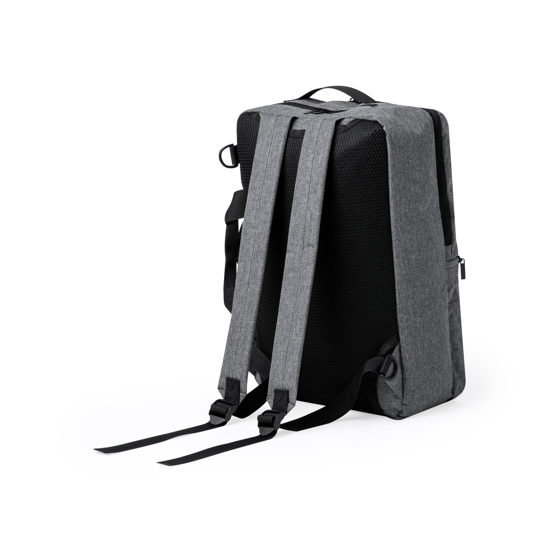Mochila portadocumentos personalizada Makarzur de RPET 600D con 3 modalidades - Mochilas personalizadas - Regalo Promocional Personalizado - imagen 3