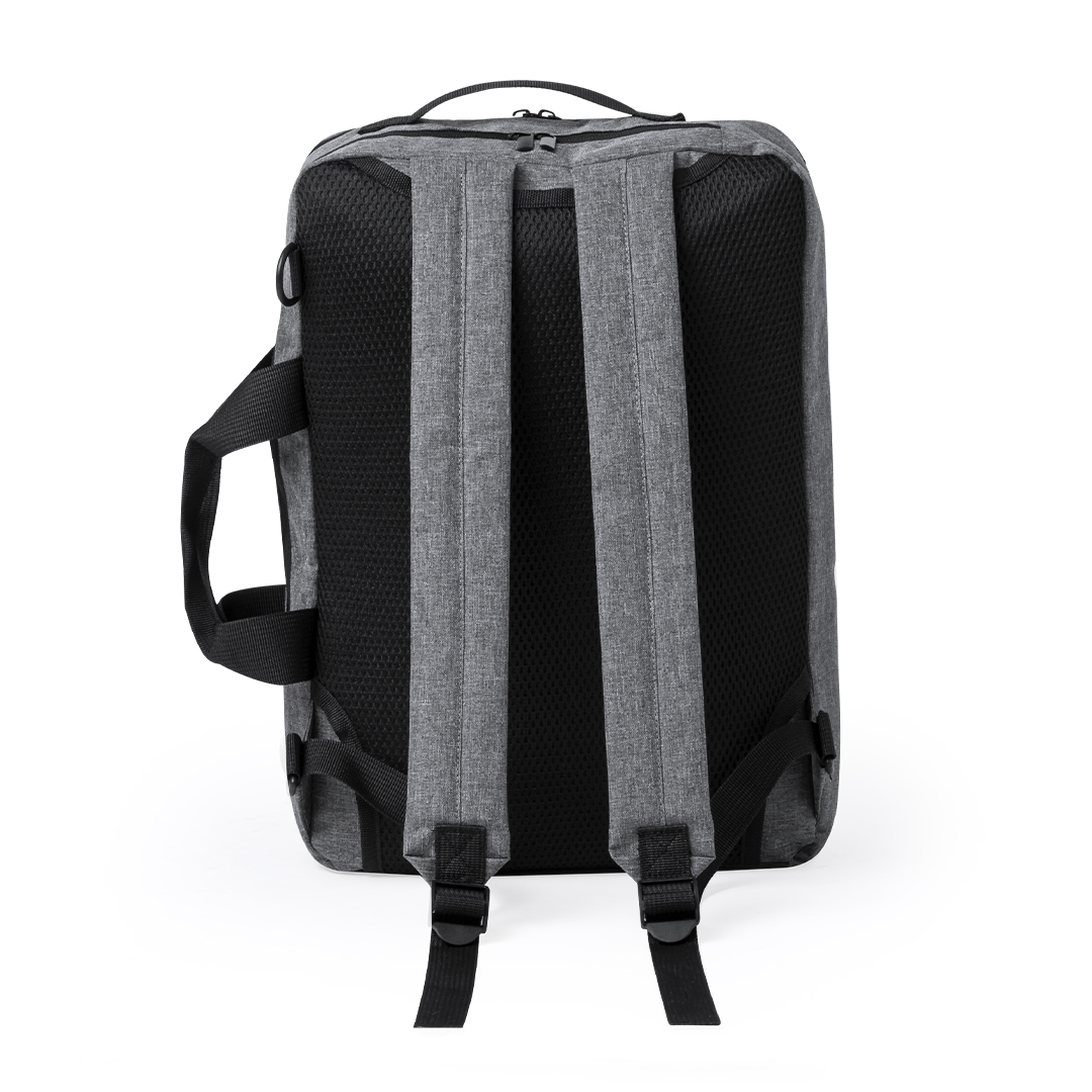Mochila portadocumentos personalizada Makarzur de RPET 600D con 3 modalidades - Mochilas personalizadas - Regalo Promocional Personalizado - imagen 9