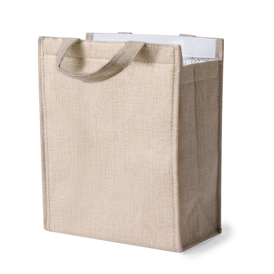 Bolsa personalizada Nevera Saimons de poliéster natural - Verano - Regalo Promocional Personalizado - imagen 3