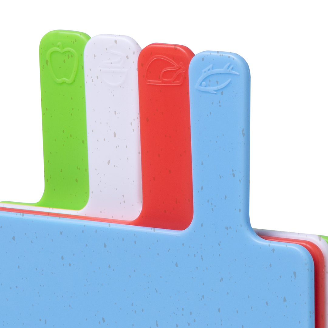 Set de tablas personalizado Miquelson de PP resistente con 4 tablas y soporte - Packs de regalo personalizado - Regalo Promocional Personalizado - imagen 4