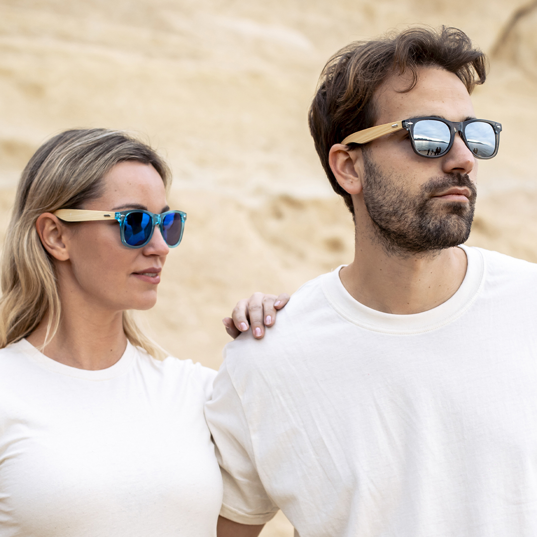 Gafas de sol personalizadas Dristan de bambú UV400 - Verano - Regalo Promocional Personalizado - imagen 3
