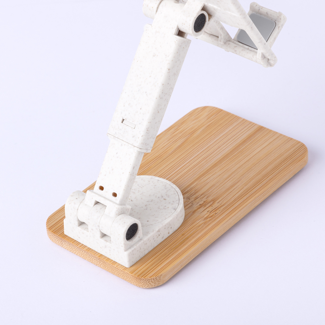 Soporte personalizado Manyx plegable de caña de trigo y bambú regulable - Tecnología - Regalo Promocional Personalizado - imagen 3