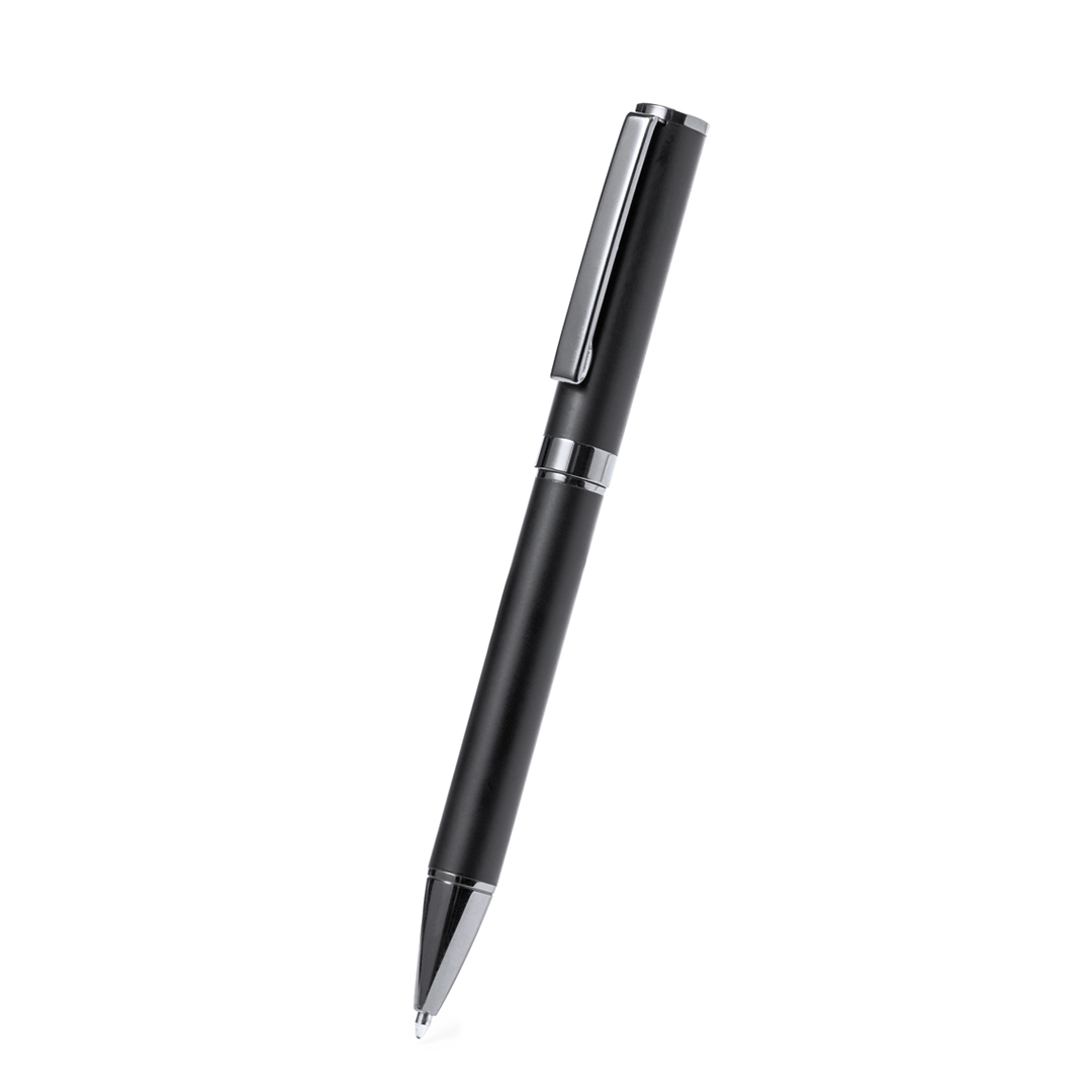Set personalizado Okonel elegante con bolígrafo y roller en acabado negro mate - Set de escritura personalizados - Regalo Promocional Personalizado - imagen 3
