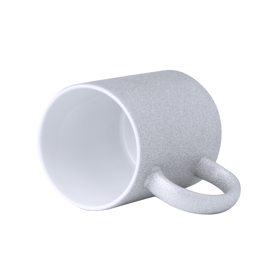Taza de sublimación personalizada Robleda de cerámica efecto purpurina de 350ml - Tazas y vasos personalizados - Regalo Promocional Personalizado - vista alternativa