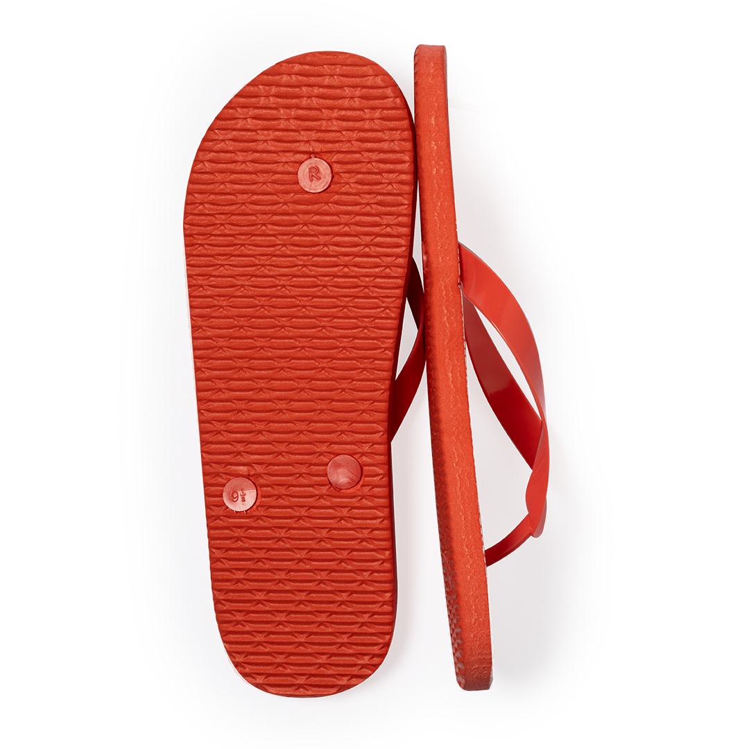 Chanclas personalizadas Manisok de EVA bicolor con PVC en bolsa reciclada - Verano - Regalo Promocional Personalizado - imagen 3