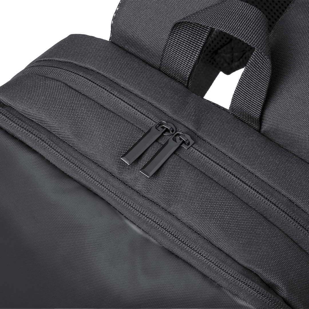 Mochila personalizada Tidol de polipiel con accesorio trolley - Mochilas personalizadas - Regalo Promocional Personalizado - vista alternativa