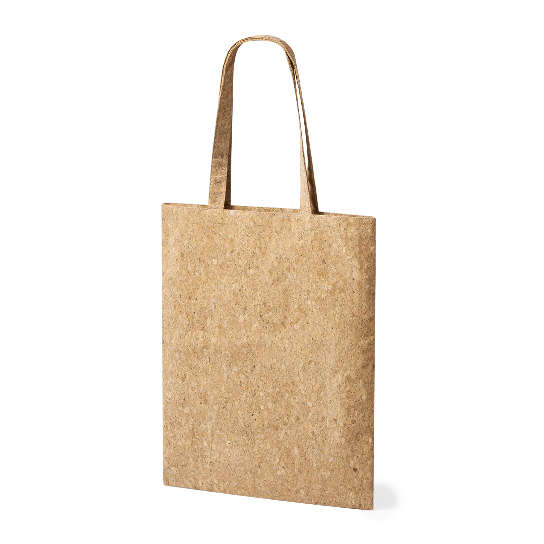 Bolsa personalizada Lyrixon de corcho natural con asas reforzadas